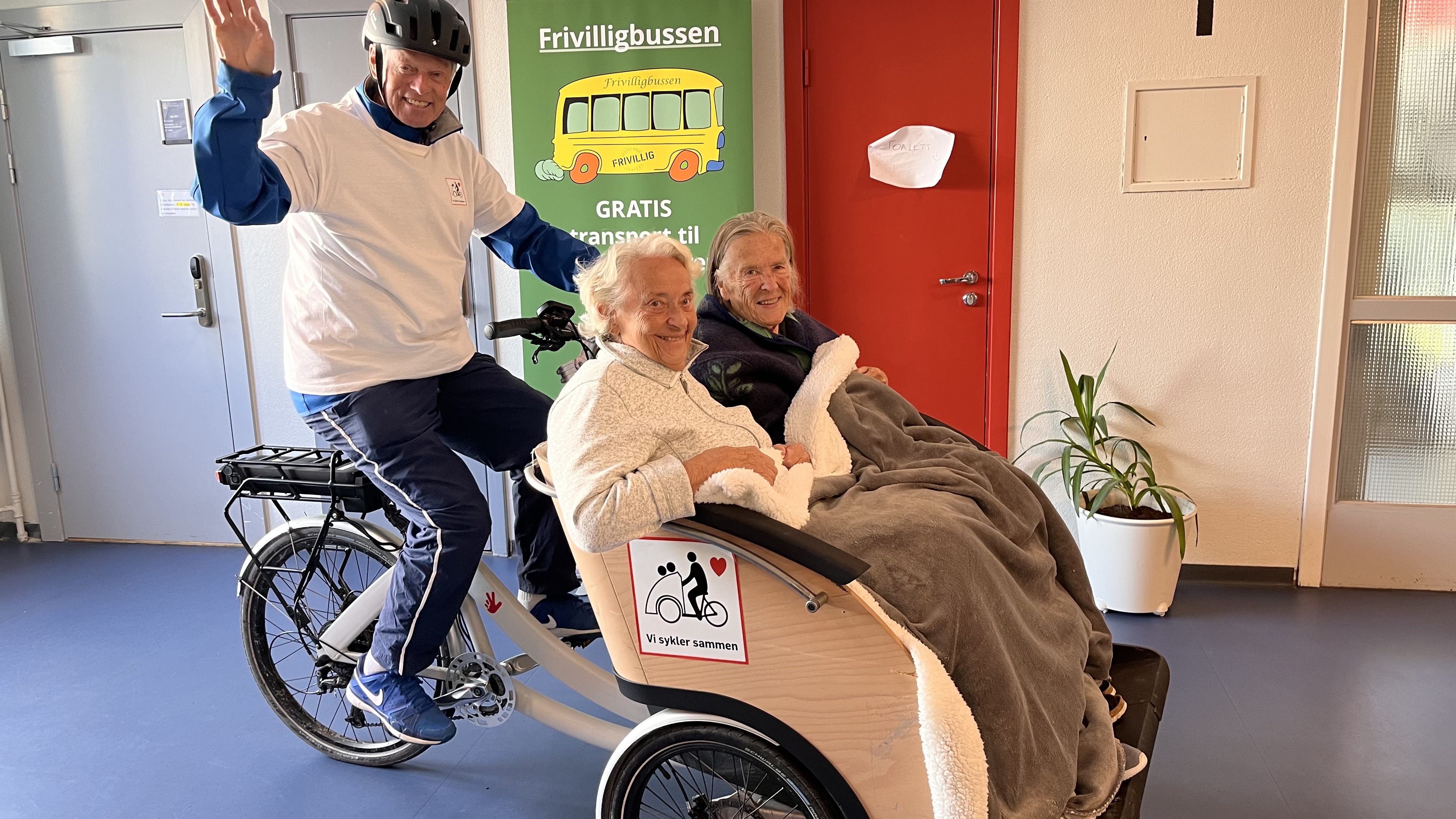 Elektrisk sofa-sykkel fra Medvind-prosjektet