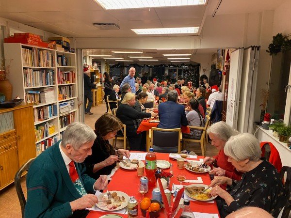 Juleøyeblikk fra feiringen